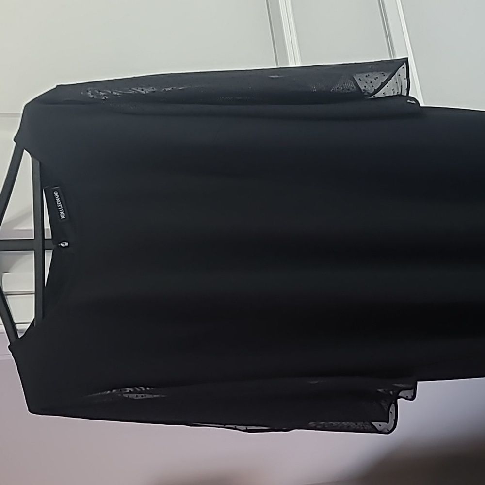 Black cocktail dress